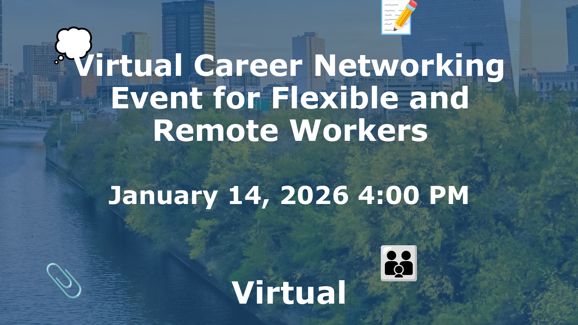 Virtual Career Networking Event for Flexible and Remote Workers event image